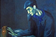 Pablo Picasso 1903 The Blind Mans Meal - New York Metropolitan Museum Of Art
